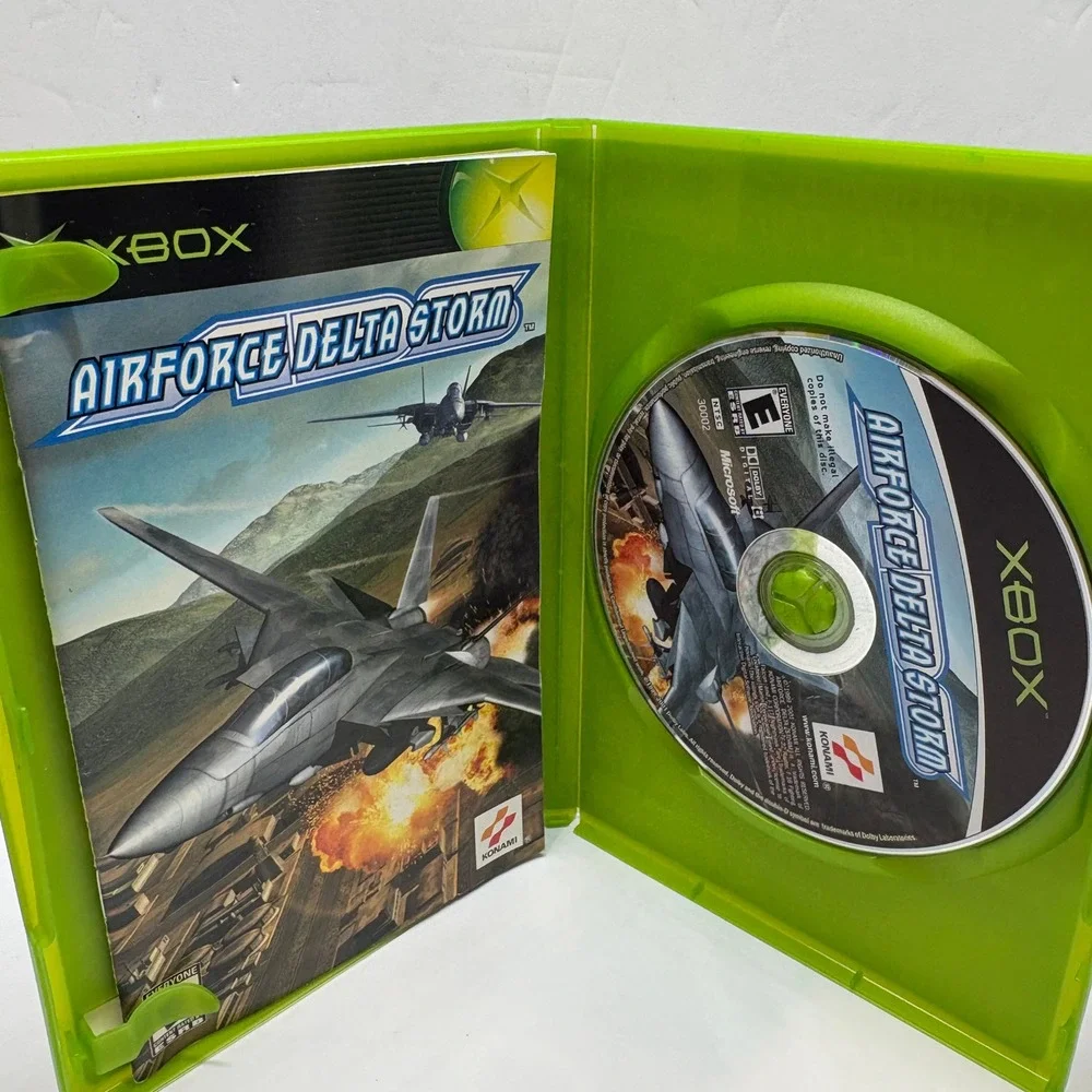 CIB Video Game Original Xbox Airforce Delta Storm Konami